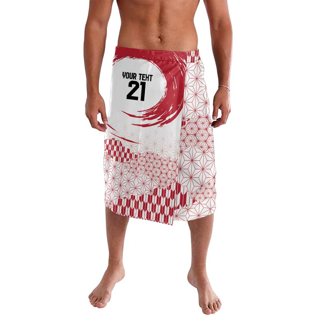 Custom Japan Sevens Lavalava Japanese Rising Sun with Hemp Leaf Pattern - Wonder Print Shop