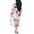 Custom Japan Sevens Off The Shoulder Long Sleeve Dress Japanese Rising Sun with Hemp Leaf Pattern - Wonder Print Shop