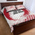 Custom Japan Sevens Quilt Bed Set Japanese Rising Sun with Hemp Leaf Pattern - Wonder Print Shop