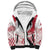 Custom Japan Sevens Sherpa Hoodie Japanese Rising Sun with Hemp Leaf Pattern - Wonder Print Shop