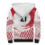 Custom Japan Sevens Sherpa Hoodie Japanese Rising Sun with Hemp Leaf Pattern - Wonder Print Shop