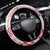 Japan Sevens Steering Wheel Cover Japanese Rising Sun with Hemp Leaf Pattern - Wonder Print Shop