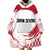 Custom Japan Sevens Wearable Blanket Hoodie Japanese Rising Sun with Hemp Leaf Pattern - Wonder Print Shop