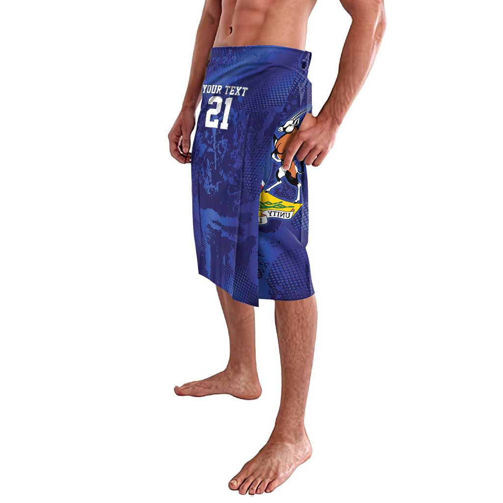 Namibia Cricket Custom Lavalava Coat of arms Namibian Pattern - Wonder Print Shop