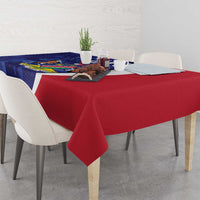 Namibia Cricket Custom Tablecloth Coat of arms Namibian Pattern - Wonder Print Shop