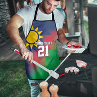 Namibia Cricket Custom Apron Namibian Gold Sun Flag Motif - Wonder Print Shop