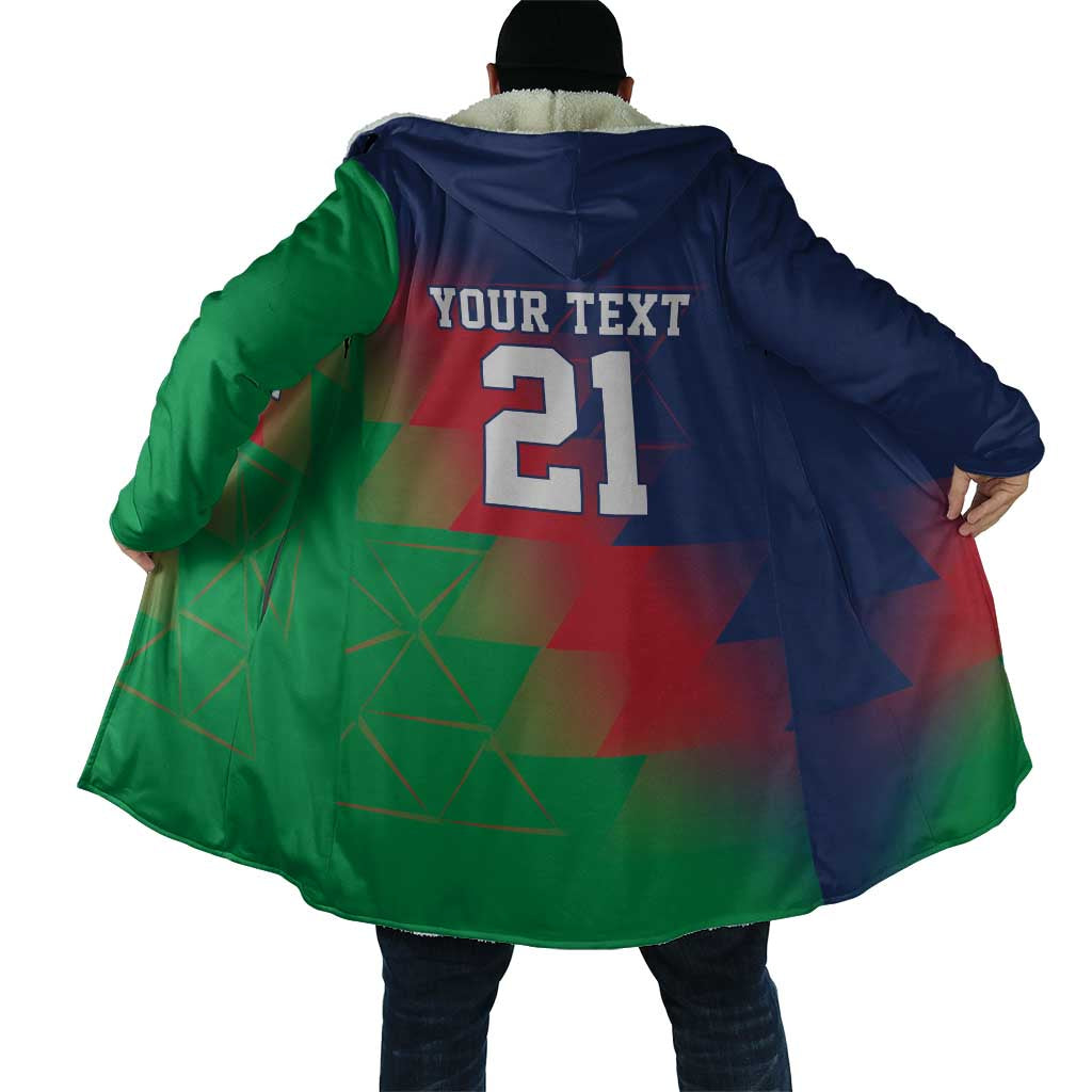Namibia Cricket Custom Cloak Namibian Gold Sun Flag Motif - Wonder Print Shop