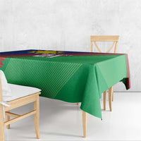 Namibia Cricket Custom Tablecloth Namibian Sporty Pattern Flag Motif - Wonder Print Shop
