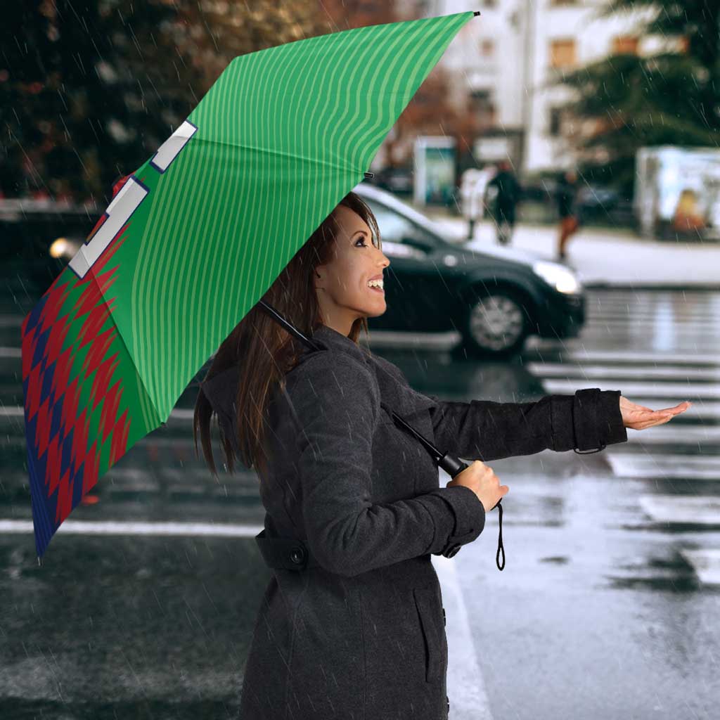 Namibia Cricket Custom Umbrella Namibian Sporty Pattern Flag Motif - Wonder Print Shop