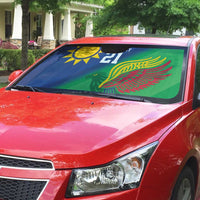 Namibia Rugby Custom Auto Sun Shade Welwitschias African Fish Eagle - Wonder Print Shop