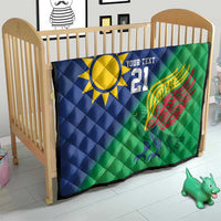Namibia Rugby Custom Quilt Welwitschias African Fish Eagle - Wonder Print Shop
