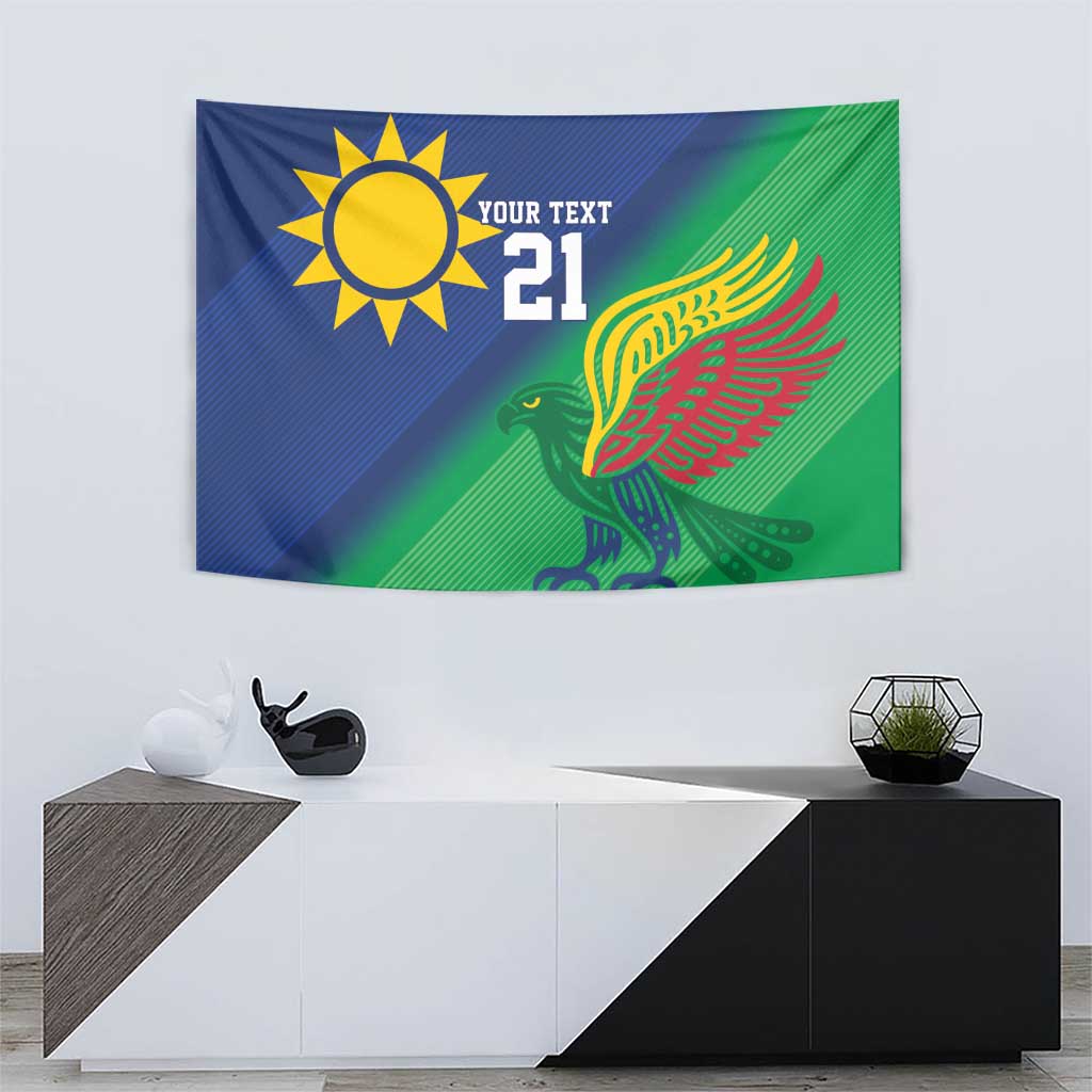 Namibia Rugby Custom Tapestry Welwitschias African Fish Eagle - Wonder Print Shop