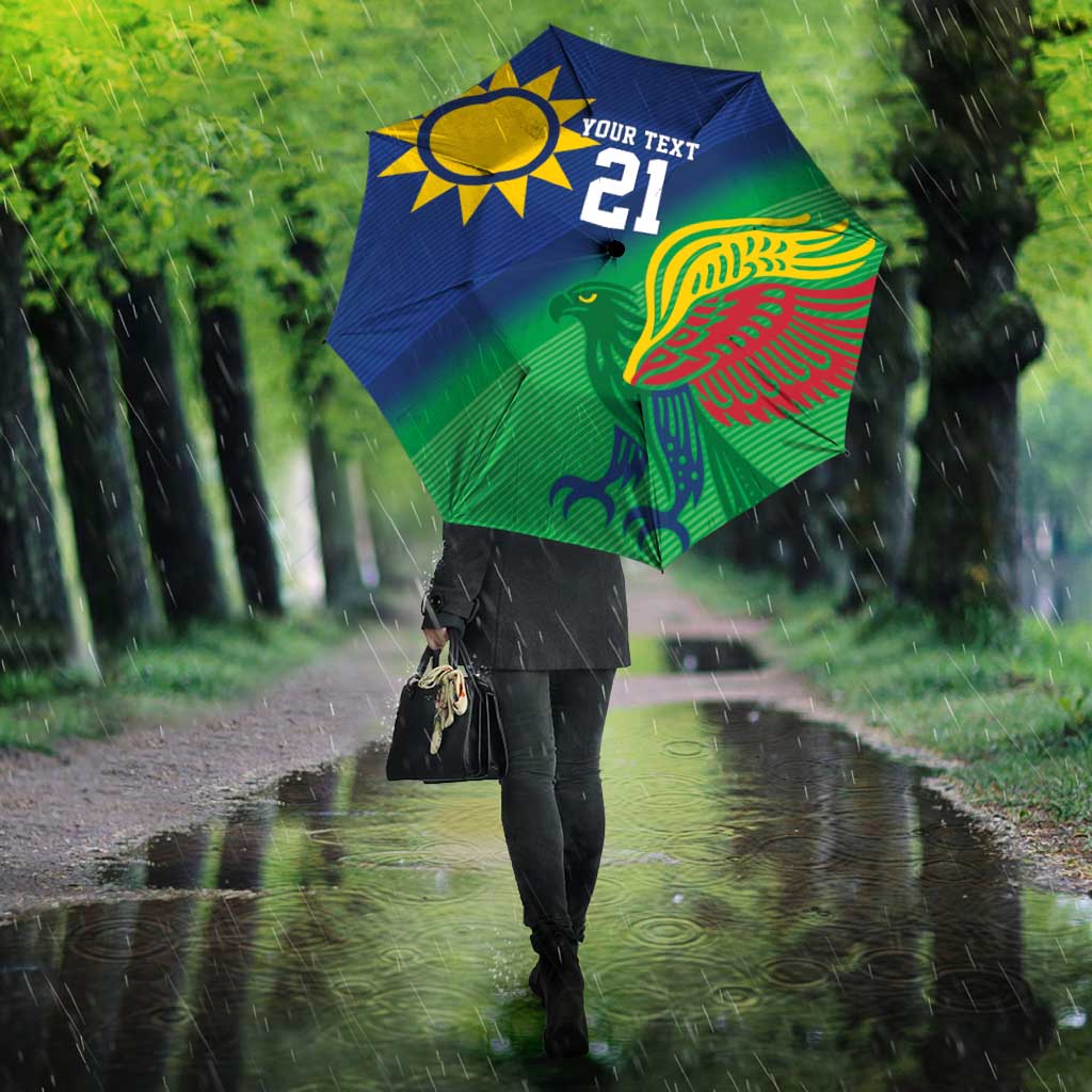 Namibia Rugby Custom Umbrella Welwitschias African Fish Eagle - Wonder Print Shop