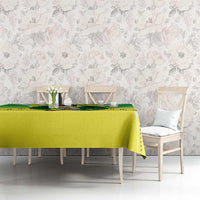 Nigeria Cricket Custom Tablecloth Najeriya Yellow Greens Eagle - Wonder Print Shop