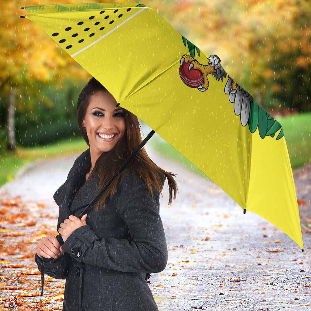 Nigeria Cricket Custom Umbrella Najeriya Yellow Greens Eagle - Wonder Print Shop