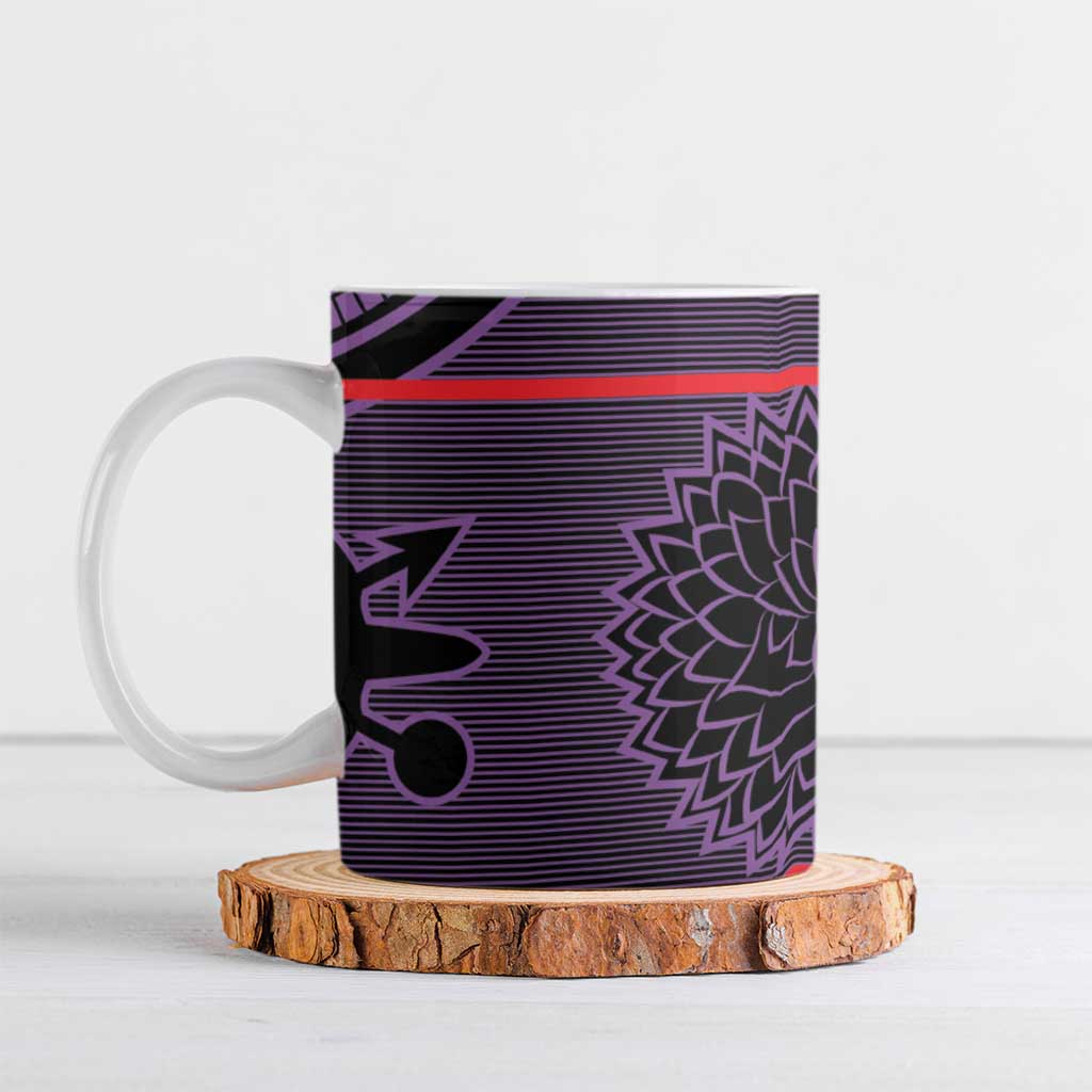 Nigeria Football Custom Ceramic Mug Retro Nigeria 20-21 Eagle Flag Motif - Wonder Print Shop