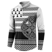 Brittany Celtic Knot Button Sweatshirt Celtic Nation Heritage Pride - Wonder Print Shop