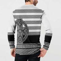 Brittany Celtic Knot Button Sweatshirt Celtic Nation Heritage Pride - Wonder Print Shop