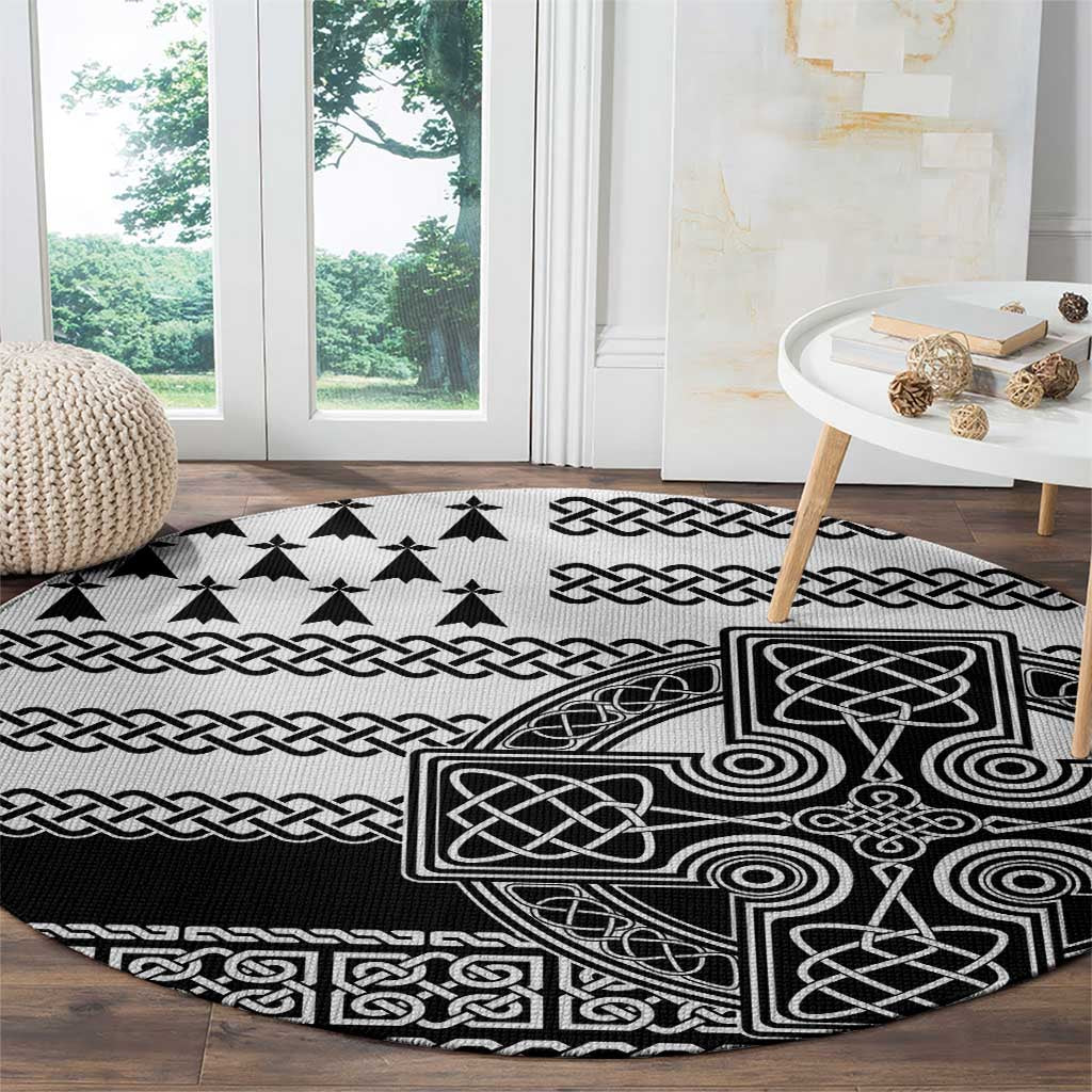 Brittany Celtic Knot Round Carpet Celtic Nation Heritage Pride - Wonder Print Shop