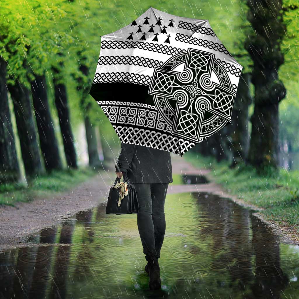 Brittany Celtic Knot Umbrella Celtic Nation Heritage Pride - Wonder Print Shop