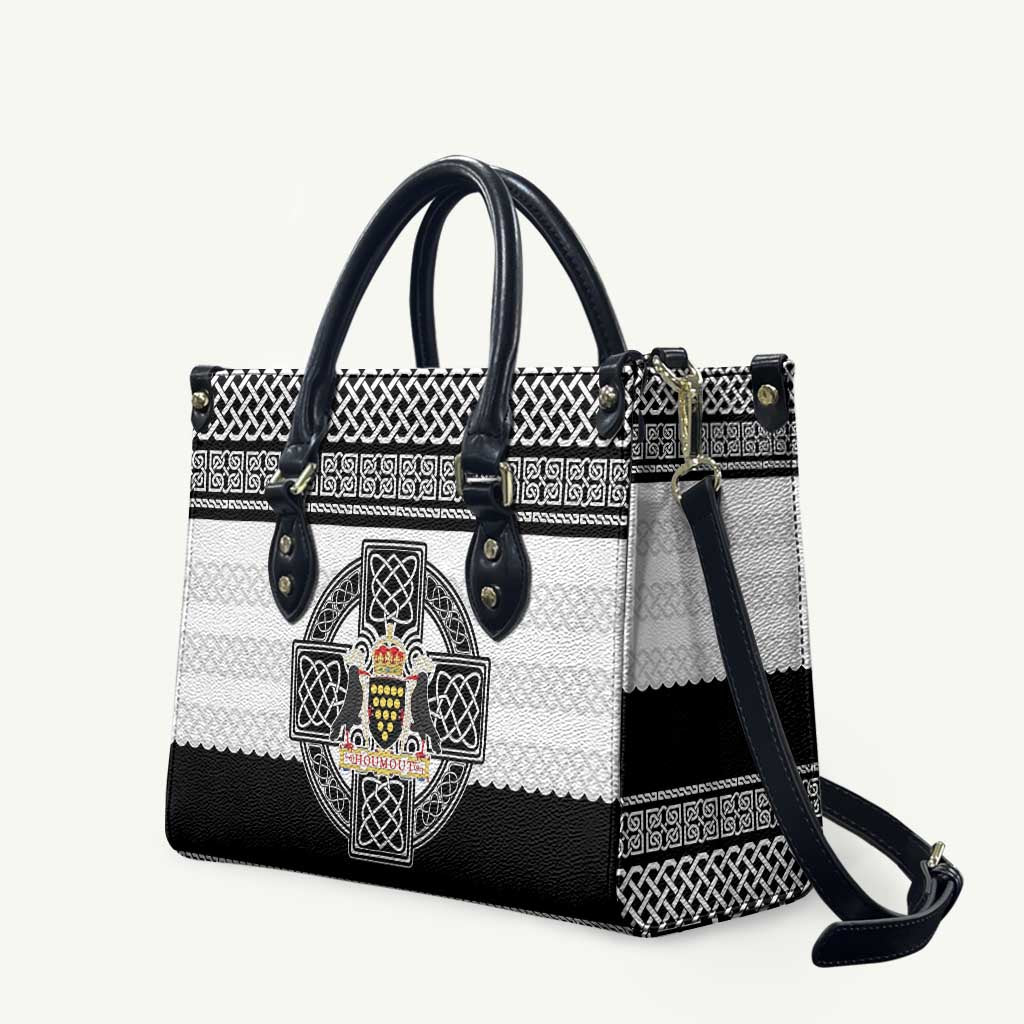 Cornwall Celtic Knot Leather Bag Celtic Nation Heritage Pride - Wonder Print Shop