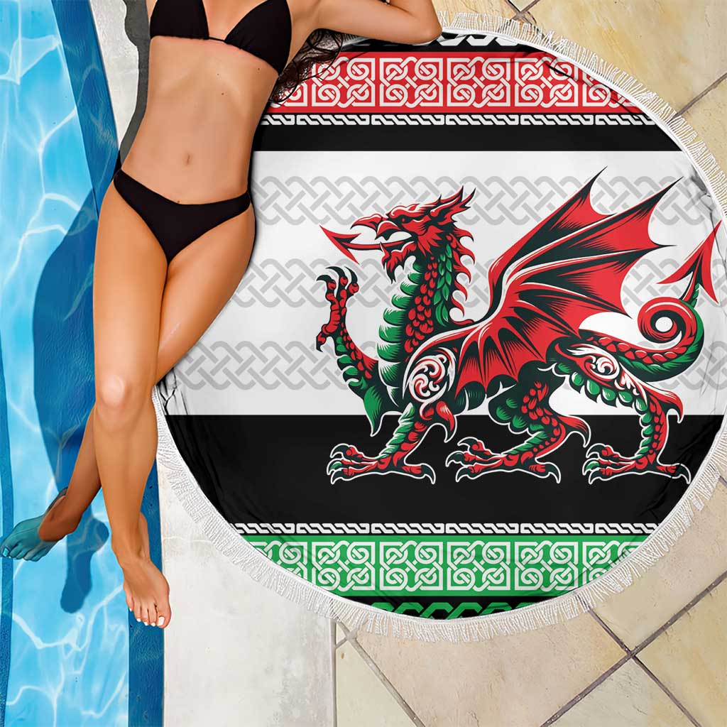 Cymru Celtic Wales Knot Beach Blanket Celtic Nation Heritage Pride - Wonder Print Shop