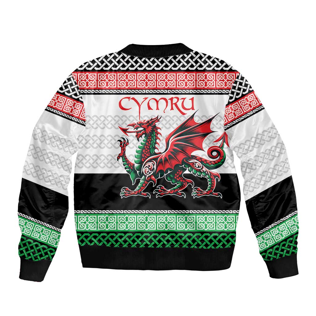 Cymru Celtic Wales Knot Bomber Jacket Celtic Nation Heritage Pride - Wonder Print Shop