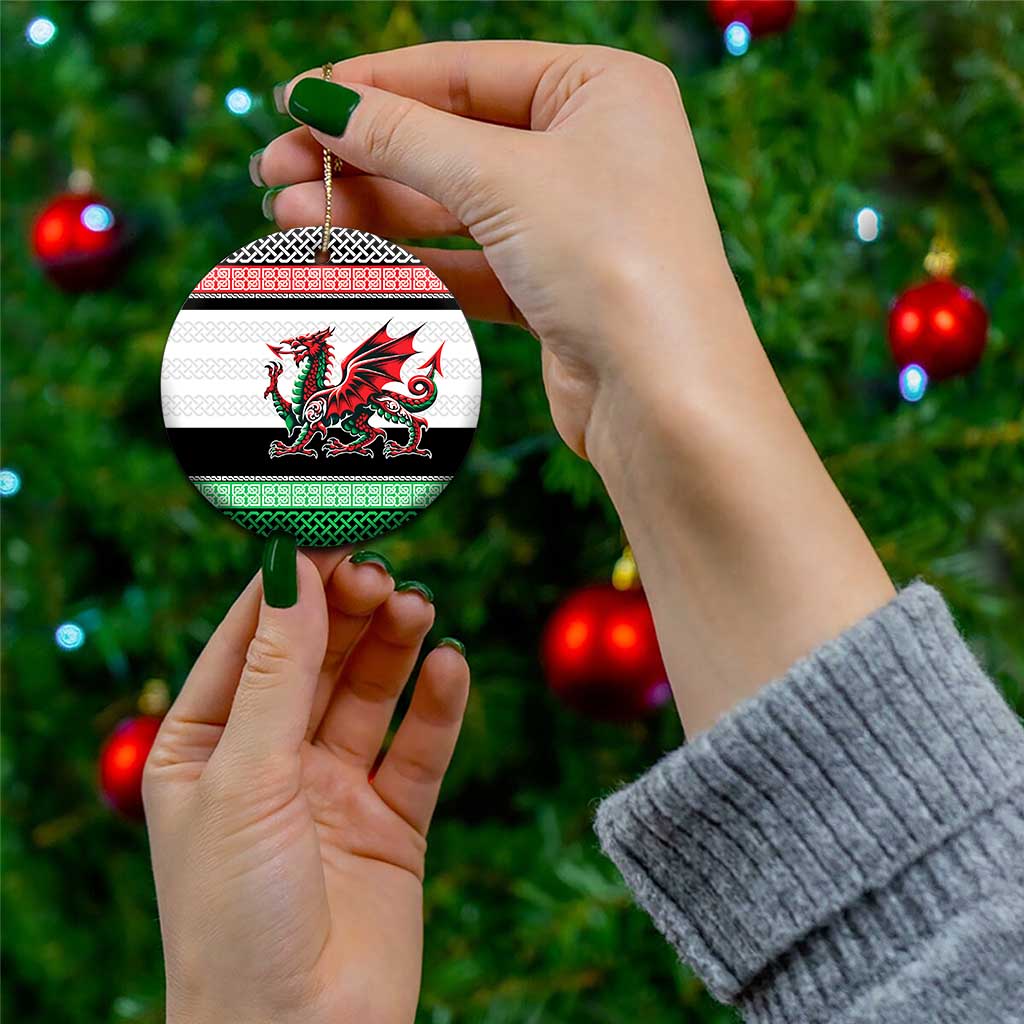 Cymru Celtic Wales Knot Ceramic Ornament Celtic Nation Heritage Pride - Wonder Print Shop