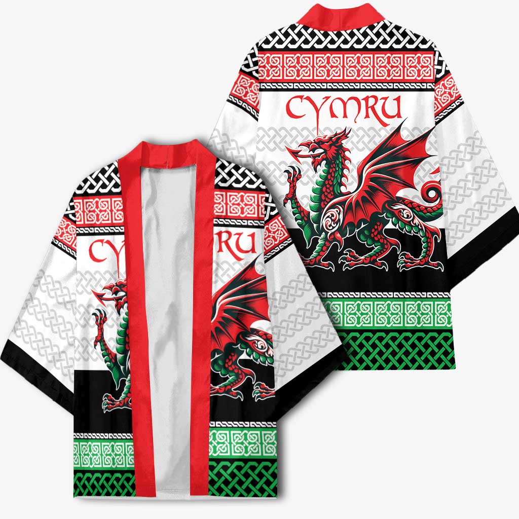 Cymru Celtic Wales Knot Kimono Celtic Nation Heritage Pride - Wonder Print Shop