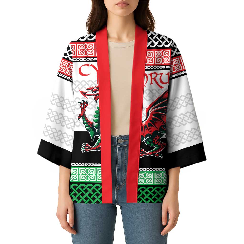 Cymru Celtic Wales Knot Kimono Celtic Nation Heritage Pride - Wonder Print Shop