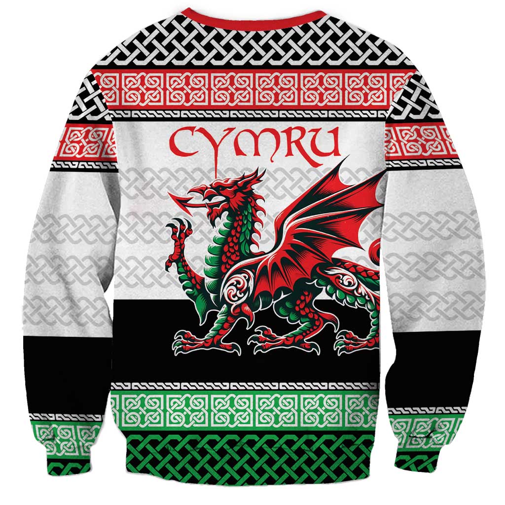 Cymru Celtic Wales Knot Sweatshirt Celtic Nation Heritage Pride - Wonder Print Shop