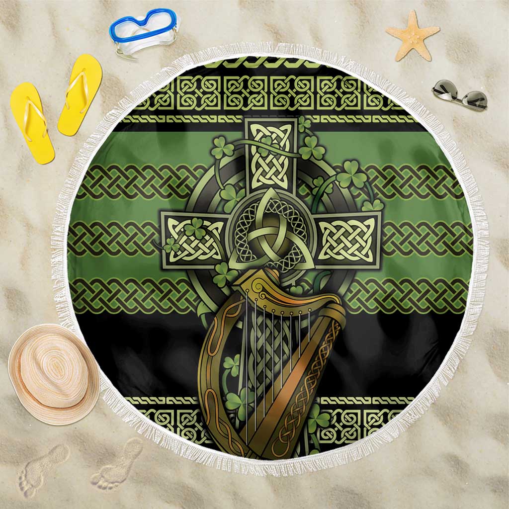 Ireland Celtic Knot Beach Blanket Celtic Nation Heritage Pride - Wonder Print Shop