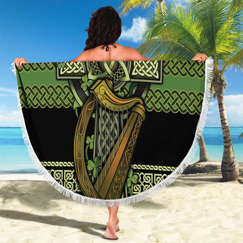 Ireland Celtic Knot Beach Blanket Celtic Nation Heritage Pride - Wonder Print Shop