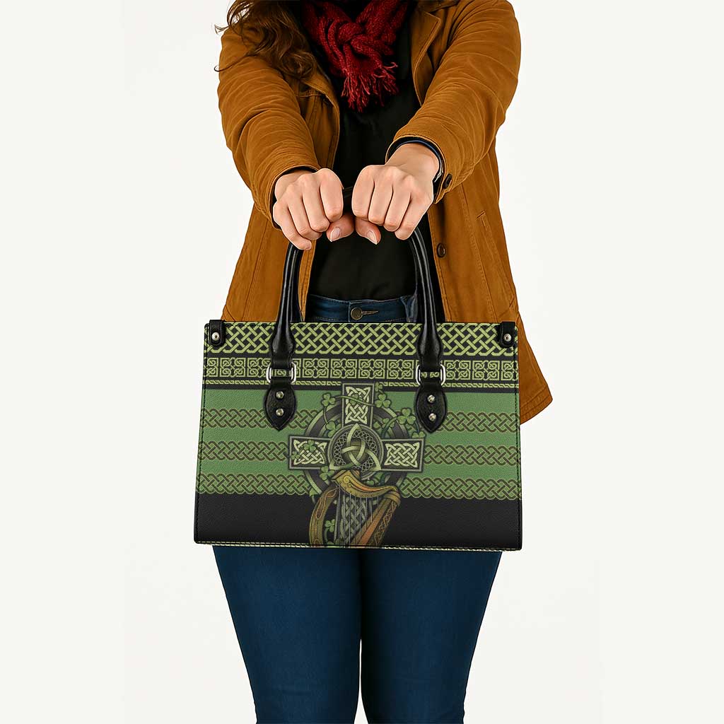 Ireland Celtic Knot Leather Bag Celtic Nation Heritage Pride - Wonder Print Shop