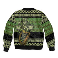 Ireland Celtic Knot Sleeve Zip Bomber Jacket Celtic Nation Heritage Pride - Wonder Print Shop