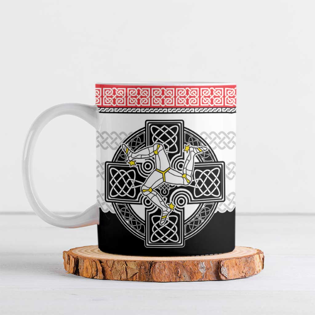 Isle of Man Celtic Knot Ceramic Mug Celtic Nation Heritage Pride - Wonder Print Shop