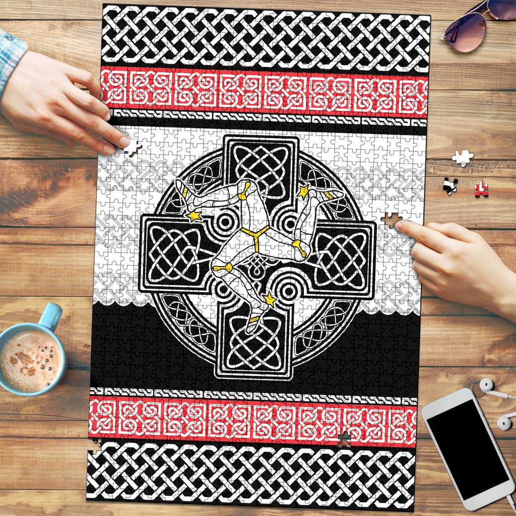 Isle of Man Celtic Knot Puzzle Celtic Nation Heritage Pride - Wonder Print Shop