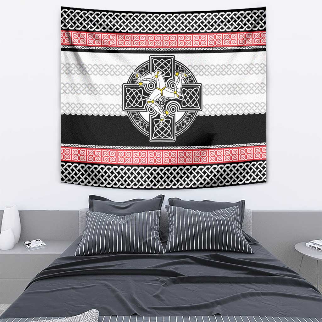 Isle of Man Celtic Knot Tapestry Celtic Nation Heritage Pride - Wonder Print Shop