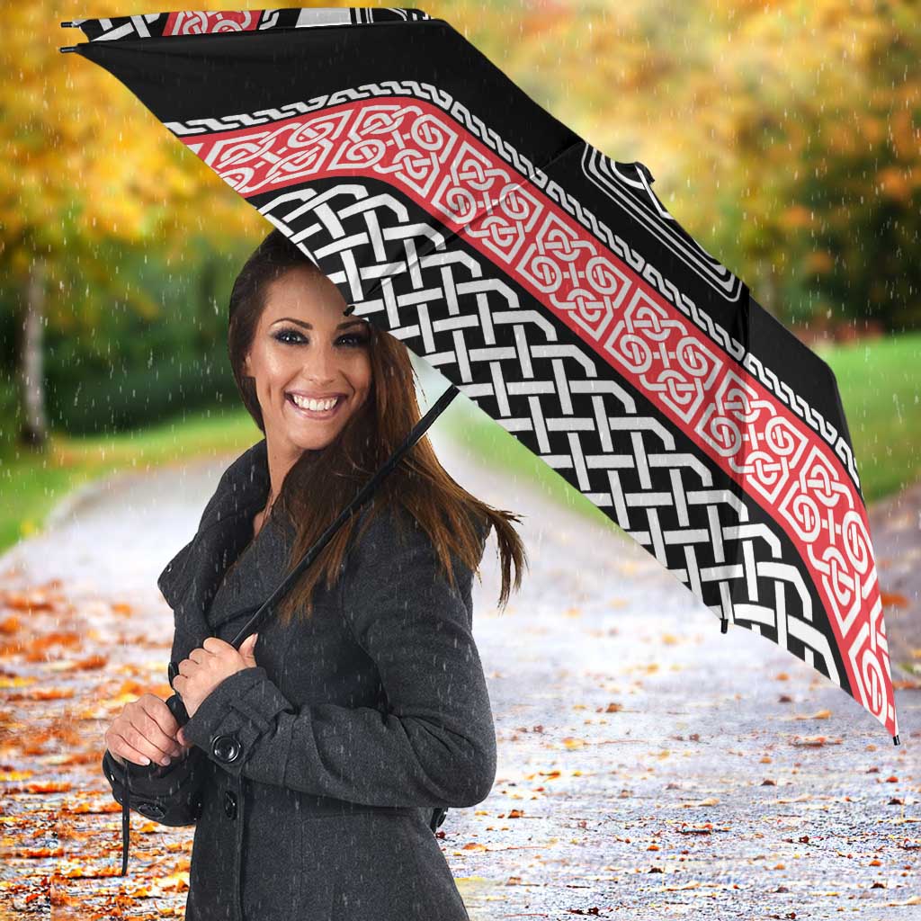Isle of Man Celtic Knot Umbrella Celtic Nation Heritage Pride - Wonder Print Shop