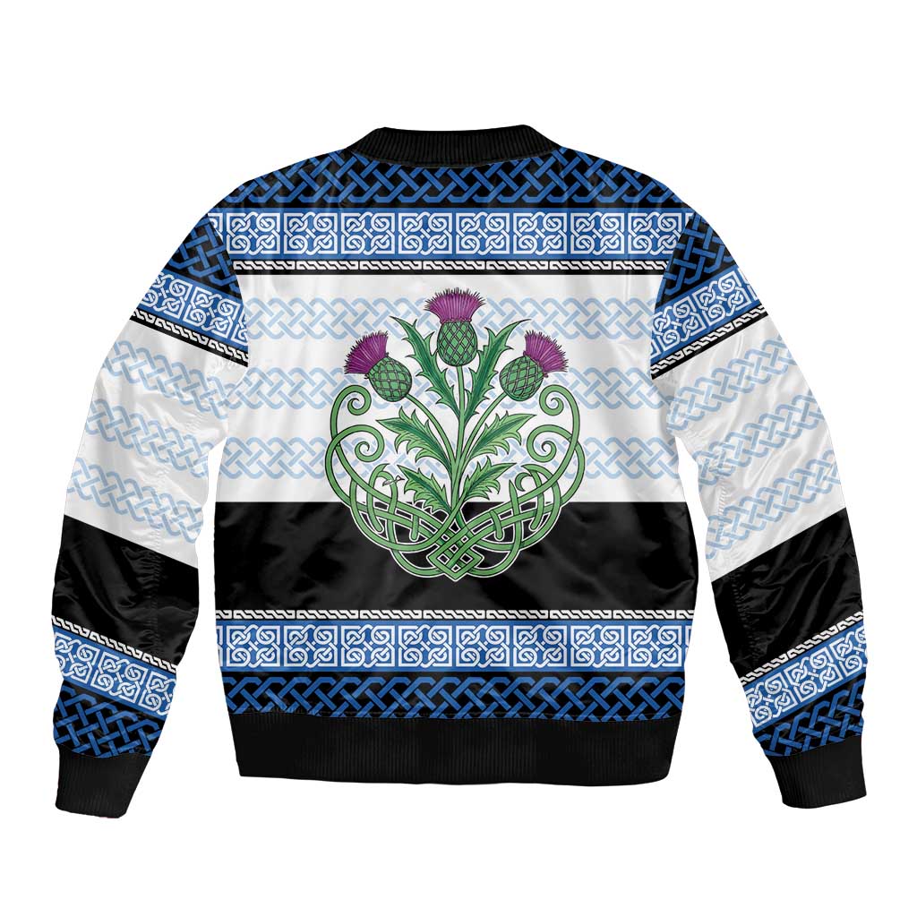 Scotland Celtic Knot Bomber Jacket Celtic Nation Heritage Pride - Wonder Print Shop