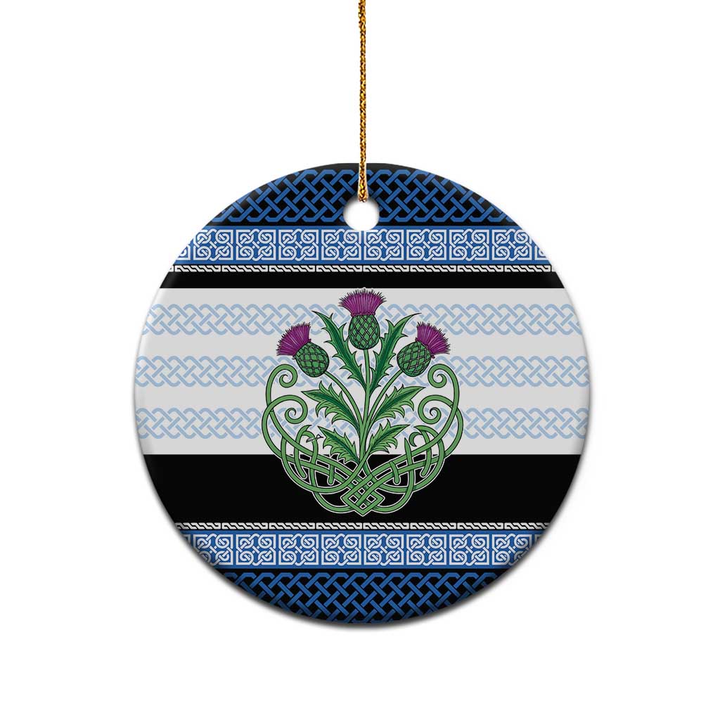 Scotland Celtic Knot Ceramic Ornament Celtic Nation Heritage Pride - Wonder Print Shop