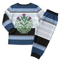 Scotland Celtic Knot Christmas Pajama Set Celtic Nation Heritage Pride - Wonder Print Shop