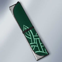 Six Celtic Countries Heritage Auto Sun Shade Green Celtic Knot Triskelion - Wonder Print Shop