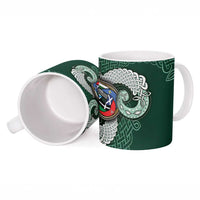 Six Celtic Countries Heritage Ceramic Mug Green Celtic Knot Triskelion - Wonder Print Shop