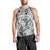 Polynesia Men Tank Top Tribal Polynesian Spirit With White Pacific Flowers - Wonder Print Shop