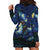 Yule Goat Starry Night Hoodie Dress