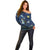 Yule Goat Starry Night Off Shoulder Sweater - Wonder Print Shop