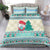 Gnome Bagpies Musical Bedding Set Nollaig Chridheil Scotland Christmas Pattern LT9 - Wonder Print Shop