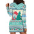 Gnome Bagpies Musical Hoodie Dress Nollaig Chridheil Scotland Christmas Pattern