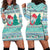 Gnome Bagpies Musical Hoodie Dress Nollaig Chridheil Scotland Christmas Pattern